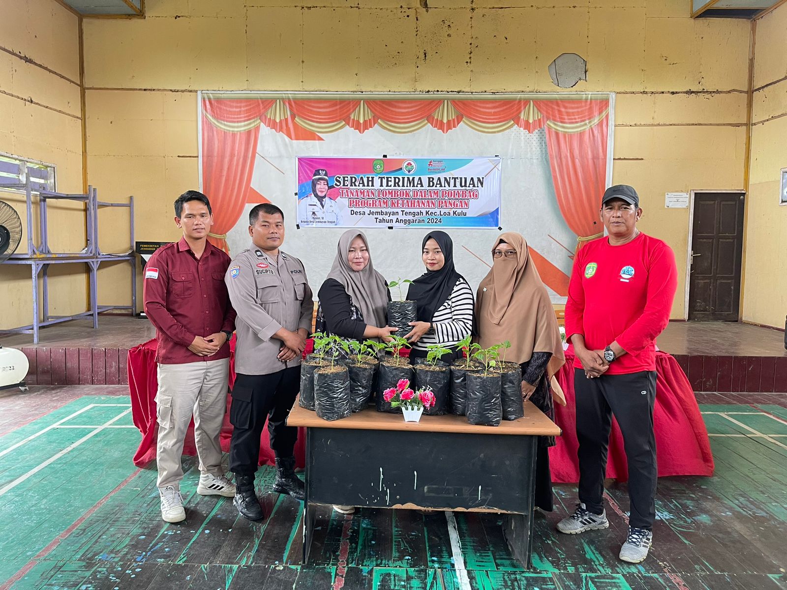 BANTUAN BIBIT LOMBOK BAGI DASAWISMA