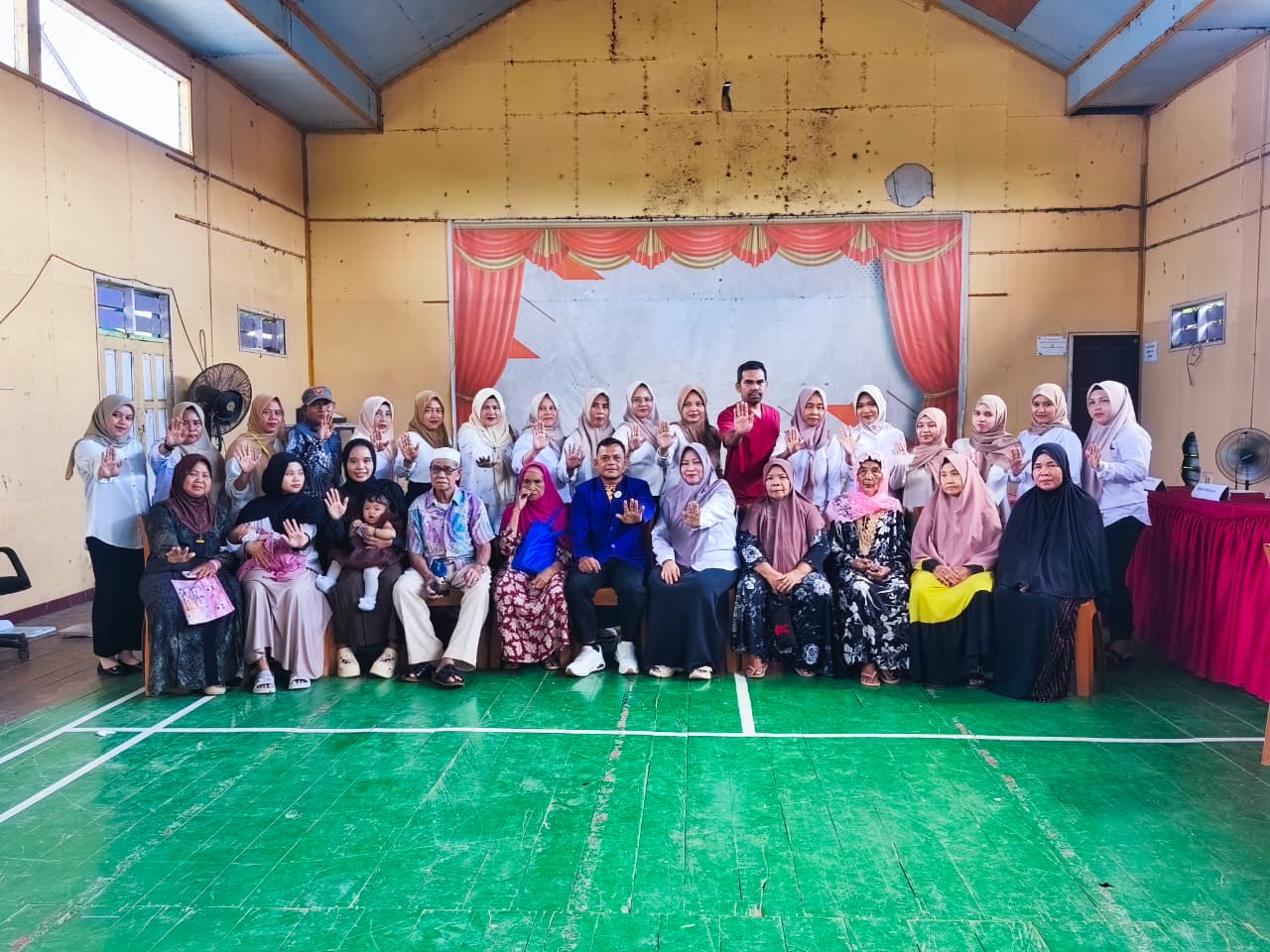 Peringatan Hari Posyandu Nasional di Posyandu 6 SPM Bougenville Merah