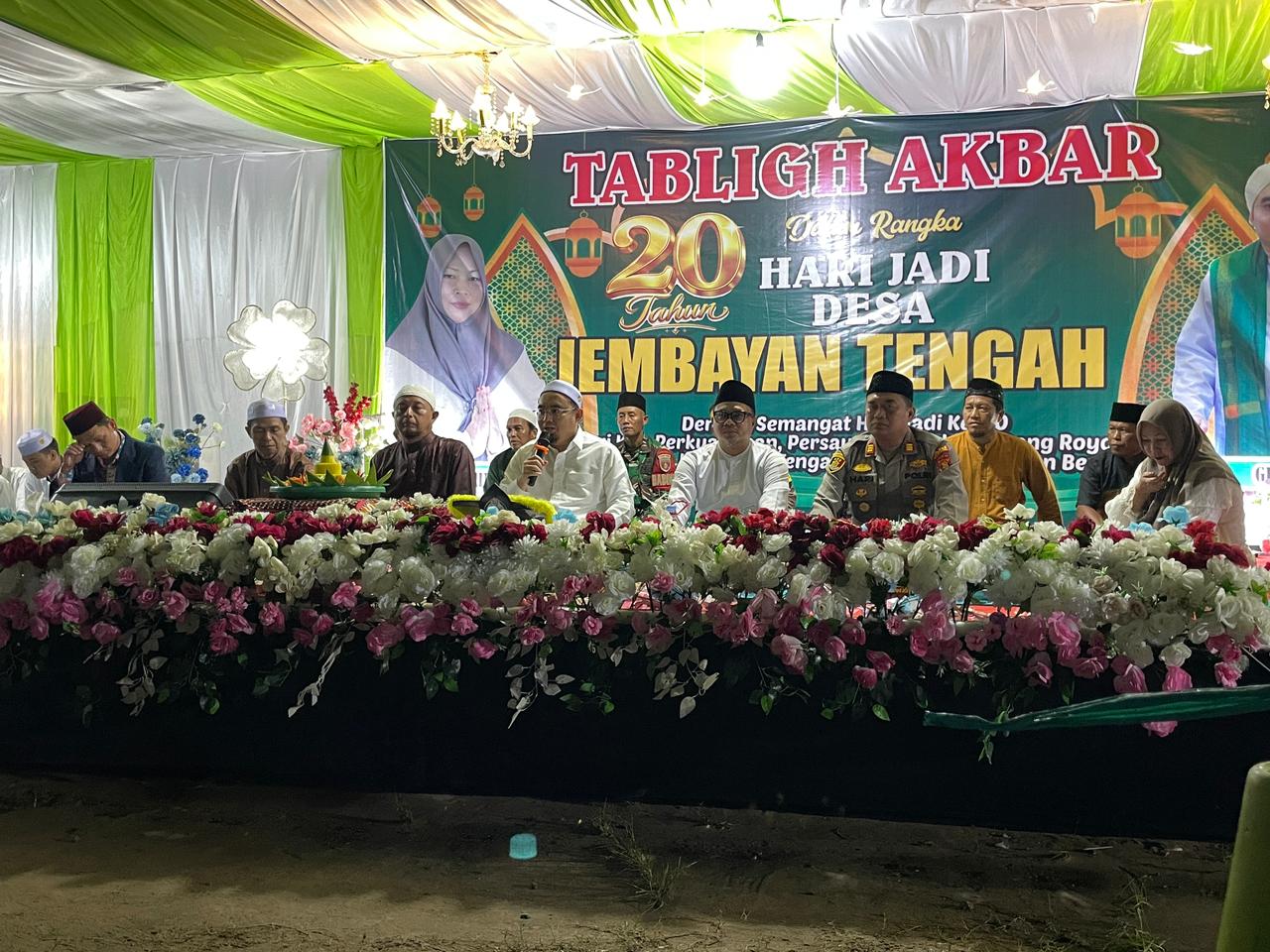 Tabligh Akbar dalam rangka memperingati Hari Jadi Desa Jembayan Tengah yang Ke 20 Tahun